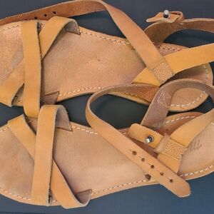 Madewell Tan Leather Sandals